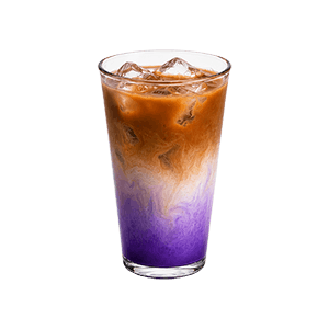 우베 샷 라떼